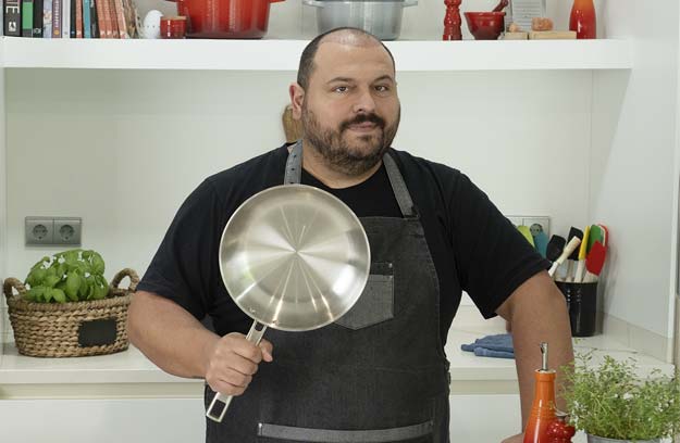 Frigideira Lacor Foodie em aço inoxidável testada pela Lecuine